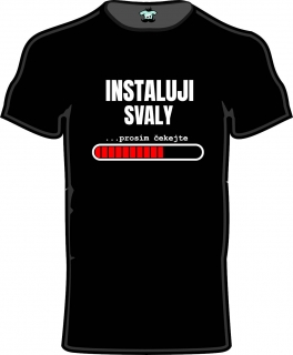 Tričko, instaluji svaly