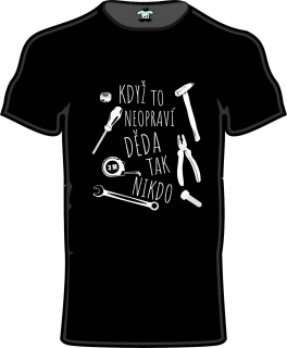 Tričko, děda opravář